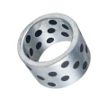 Excellent Antifriction Zinc Alloy Material Graphite Plugged  Oilless  Metal Sleeve  Bushing for Forging Machine